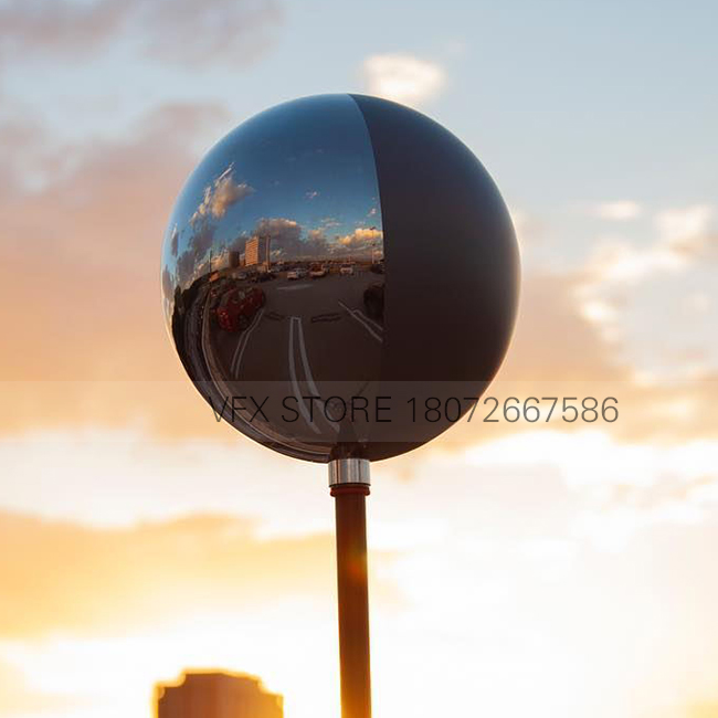 vfx store 25cm film and TV shooting ball HDRI ball half-chrome half-grey ball K2 ball and film to make reflective ball