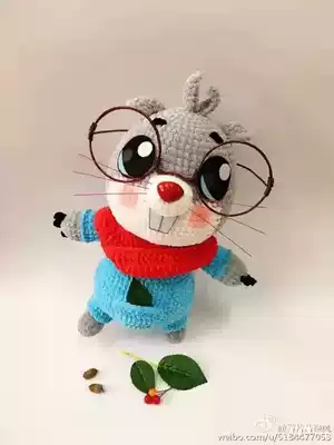 Electronic drawing tutorial handmade DIY wool crochet Doll Doll Doll Doll mole electronic crochet illustration