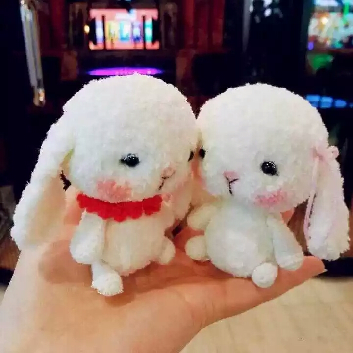 Crochet Diagrams Daquan Cute Long-Eared Furry Rabbit Little Rabbit Diagrams Wool Handmade Electronic Doll Diagrams