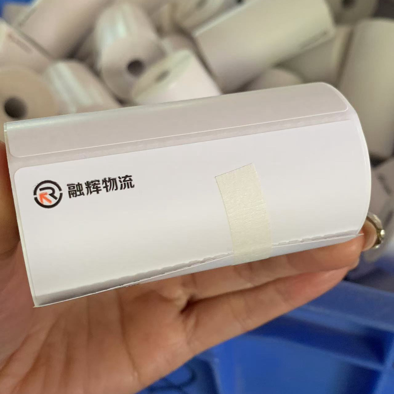 Ronghui Bluetooth Portable Small Roll Special Triple-Proof Thermal Paper Blank Label Printing Paper 100 Sheets/Roll Good Quality
