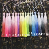 Аксессуар ручной работы, шелковые аксессуары с кисточками, ханьфу, подвеска, градиент