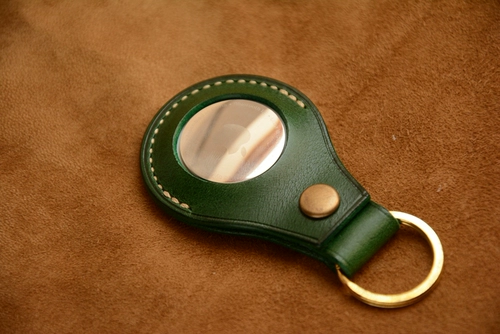 Apple, импортный защитный чехол, брелок, Италия, из натуральной кожи