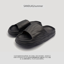 Spring Summer Dissolution Lovers Cool Slippers for men and women Heightening Thick Bottom Waterproof Stomachers Bathroom Tug Outside of Home Beach Shoe