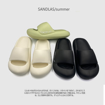 Spring and summer feelings thick-bottomed with anti-sandals sandals men and women trampled on waterproofing home outside wearing beach shoes sandals sandals