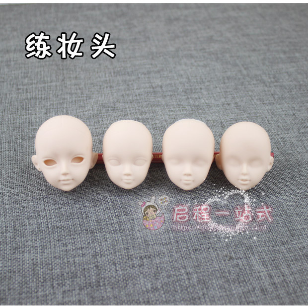 Có thể thực hành trang điểm đầu búp bê thay đổi búp bê BJD OB có thể được cấy ghép trang điểm phụ kiện thực hành chuyển đổi cua hang bup be