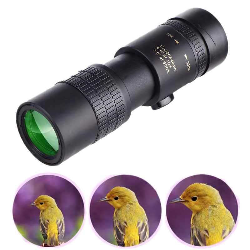 10-300 times Hallenbohr Telescope single-tube high-power high-definition small black night vision eye outdoor professional portable mobile phone