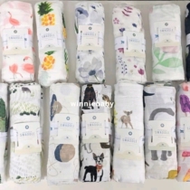 US authorized little unicorn newborn baby muslin cotton spring and summer air-conditioned room tulle cloth towel