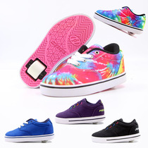 American Heelys shoes HEELYS four seasons new canvas single wheel travel adult boys and girls students dual-use