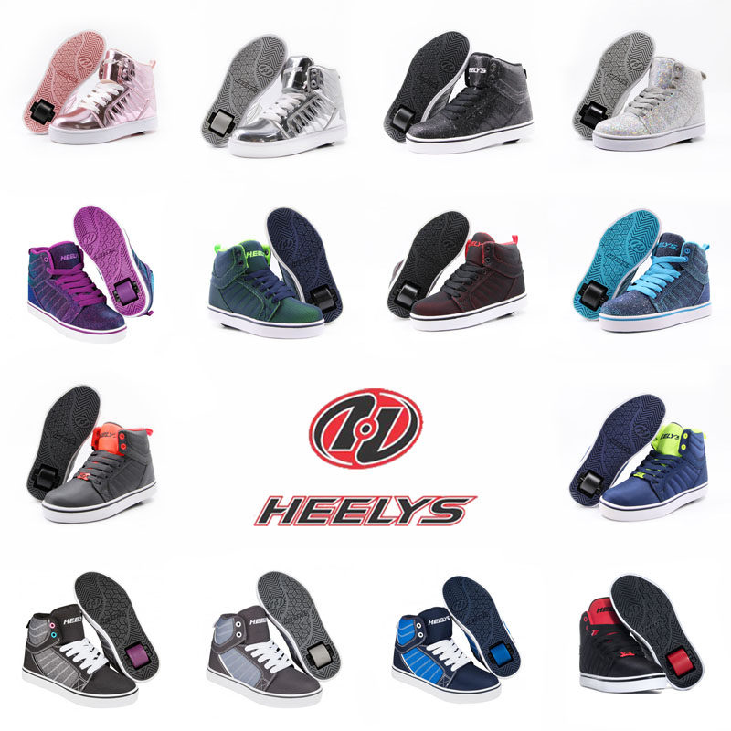 American HEELYS Storm Shoeshoe Men And Women Children Student Wheels Skating Shoes High Help Single Wheel Generation of Dual-use Shoes-Taobao