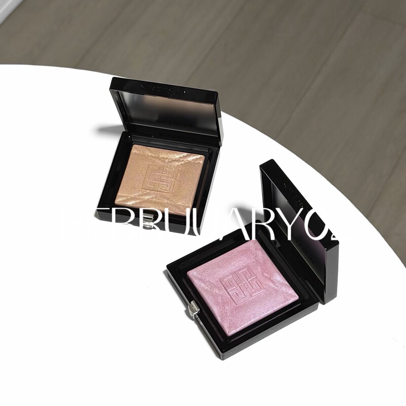 [in Stock] Givenchy 26 New Product Marble Pattern Two-Tone Highlighter 9g 001 Purple