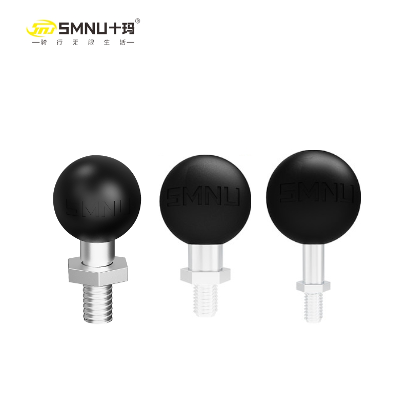 SMNU Ten Ma Mirror Seat Ball Head M10 Screw Mobile Phone Rack M8 Thread M6 Sports Car Spring Wind SR250 GSX