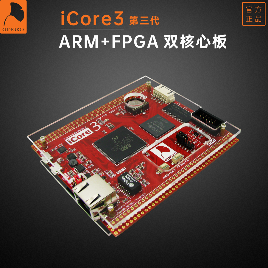 Ginkgo iCore3 ARM FPGA development board Embedded STM32F407 industrial dual-core