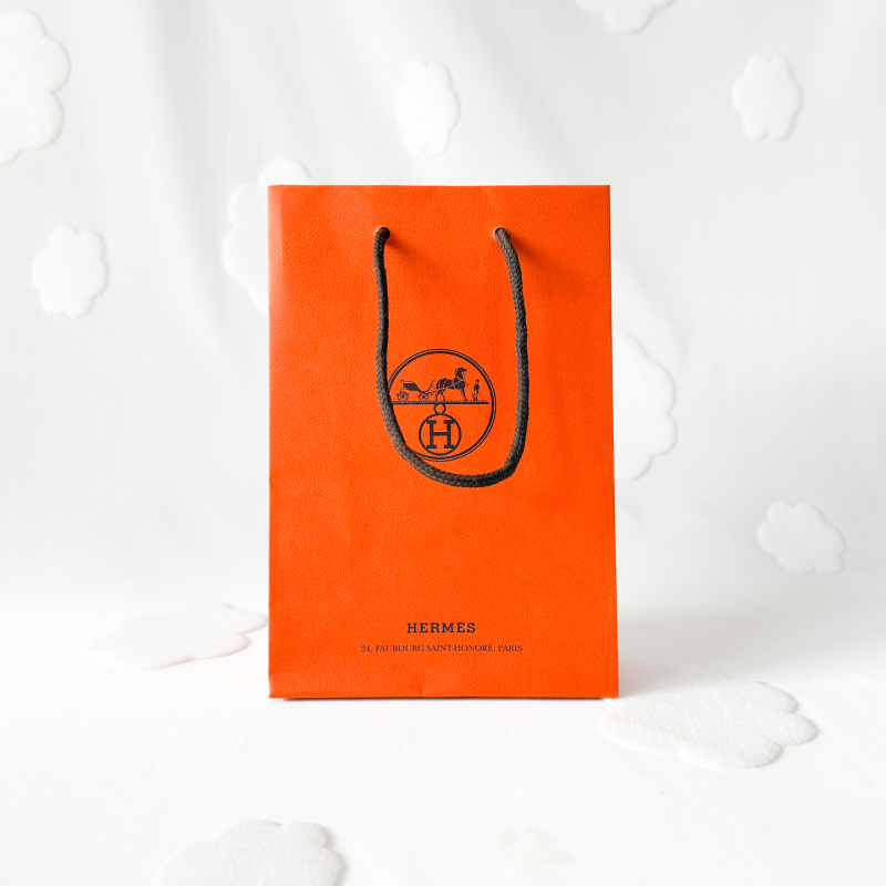 Hermes Orange Perfume Gift Bag Handbag Eco-Friendly Shopping Bag