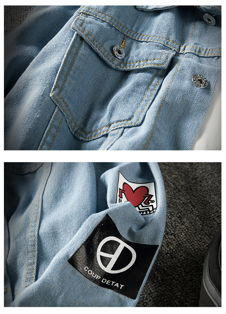 Denim Jacket Floral Print