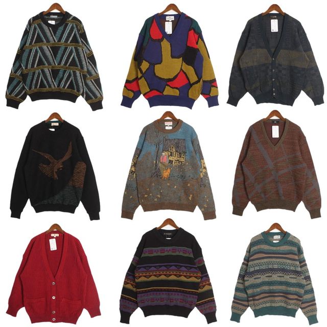 Vintage woolen pullover vintage japanese style