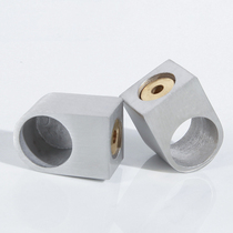 19mm KITCHEN HANGING ROD FREE OF PUNCH PIPE SEAT 304 STAINLESS STEEL WIRE DRAWING BASE HOOK SEAT LEFT MIDDLE RIGHT NAIL-FREE ACCESSORIES