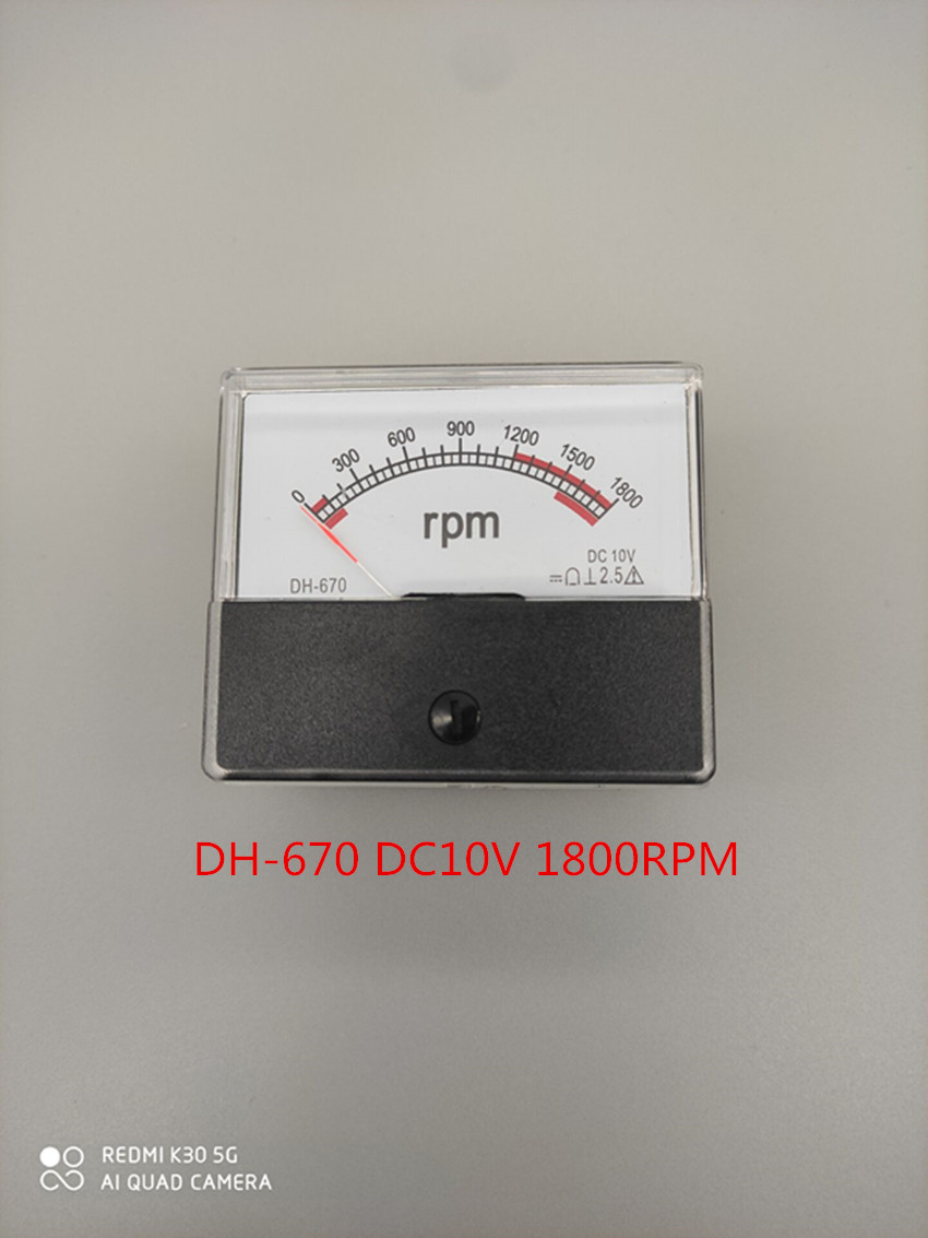 DH-670 HY670 Pointer tachometer 10VDC DC30V 30VAC 1800 rpm voltmeter