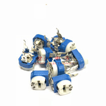 Blue White Horizontal Adjustable Resistance WH06-2 RM065 Resistance 4 7K-472 Lan White Horizontal Adjustable Potentiometer