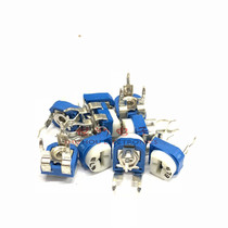 Blue White Horizontal Adjustable Resistance WH06-2 RM065 Resistance 47K-473 Blue White Horizontal Adjustable Potentiometer