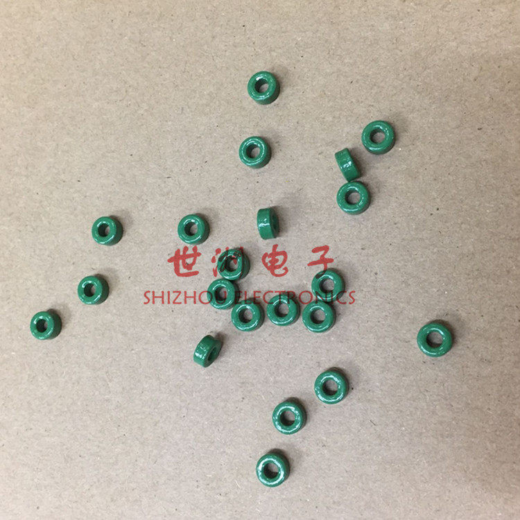 Green magnetic ring ferrite magnetic ring 3*6*3mm anti-jamming core filter inductance transformer magnetic ring