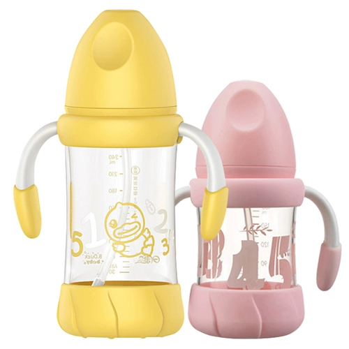 日康 Бутылочка для кормления для новорожденных, детское стеклянное моющее средство для бутылочек, широкое горлышко