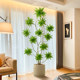 Simulated Green Plant Lily Bamboo Potted Plant Large Indoor Decorative Flower Ornament Living Room Floor-Standing Tree High-End Bionic Fake Plant