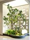 Simulated Green Plant Landscape with Horsewood, High-End Realistic Artificial Plants for Window Decoration and Indoor Stairway Landscaping