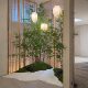 New Chinese-Style Simulated Bamboo Landscaping Decoration, Indoor Soft Furnishings, Green Plant Partition Screen, Dense Fake Bamboo with Zen Aesthetics