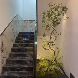 Simulated Tree Landscaping, Aronia Arborvitae, High-End Indoor and Outdoor Courtyard Waterproof and Sun-Proof Large Artificial Tree Decoration Green Plant Landscaping