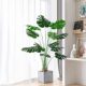 Simulated Green Plant Monstera Deliciosa Classy Accessible Luxury Living Room Plant Potted Scandinavian Style Artificial Tree Interior Decoration Landscape Ornaments