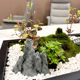 Fake green plants conference table micro landscape welcoming pine ornaments decoration long table fake plants green plants porch landscaping flowers
