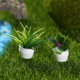 Dollhouse doll house accessories DIY potted mini green plant model finished gardening micro-landscape ornament decoration