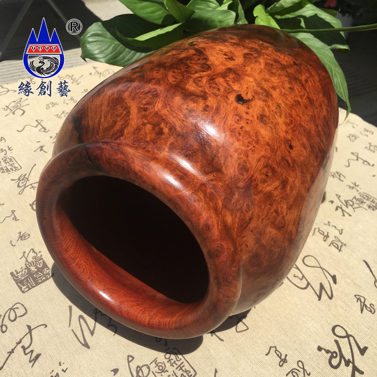 Redwood scar cans Myanmar flower pear whole wood tree box of large fruit sandalma cherry wood piece tea cans