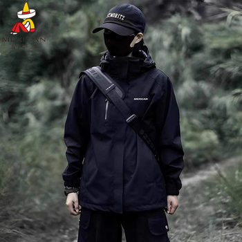 Scarecrow 2025 New Outdoor Autumn and Winter Jacket, Men's and Women's Three-In-One Jacket, Windproof and Waterproof Mountaineering Clothing