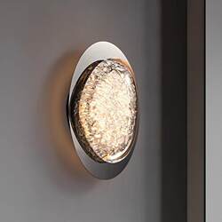 Ice Ocean Crystal Platinum Art Wall Lamp Bedroom Bedside Light Optical Acrylic Living Room Wall Lamp Simple Modern