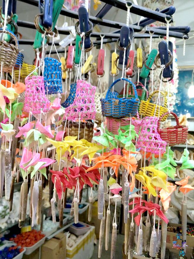 Natural Conch Shell Fan Basket Shoes Small Wind Chimes Random Coral Wind Chimes Conch Wind Chimes