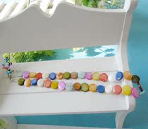 Full 28 yuan natural conch shell small colorful film necklace necklace