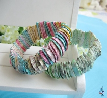 28 yuan Natural Conch Shell 20M Wide matte Colorful Shell Bracelet Fashion Conch Bracelet