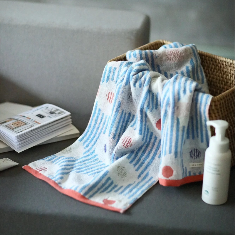 Japanese-Made Sou Sou Bath Towel 100% Pure Cotton, Super Absorbent, Super Soft, Lint-Free Pure Cotton Japanese-Made Sou Sou Bath Towel 100% Pure Cotton, Super Absorbent, Super Soft, Lint-Free Pure Cotton
