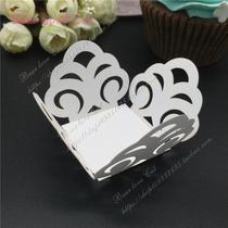 New mini cake paper holder hollow cloud snow Mei Niang to chocolate dessert decoration paper 50