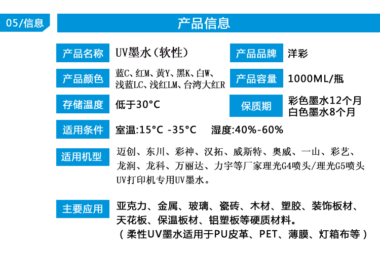 Mực UV Đầu phun mềm của máy in kỹ thuật số