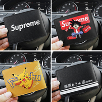 Net Red Driving License Leather Jacket Tide Card Ultra Slim Two-in-one Body Card Multi Functional Mens Womens License Benclip Protective Sleeve