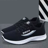 Весенние слипоны, тканевая спортивная обувь для отдыха, нескользящая обувь для ходьбы, мягкая подошва, для среднего возраста