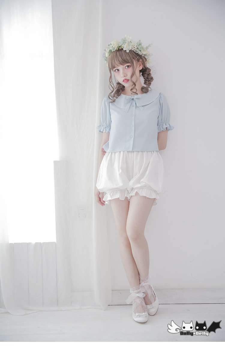 Quần lửng chống ánh sáng quần lửng ống quần quần bí ngô quần lửng quần cotton an toàn quần short kaki nữ