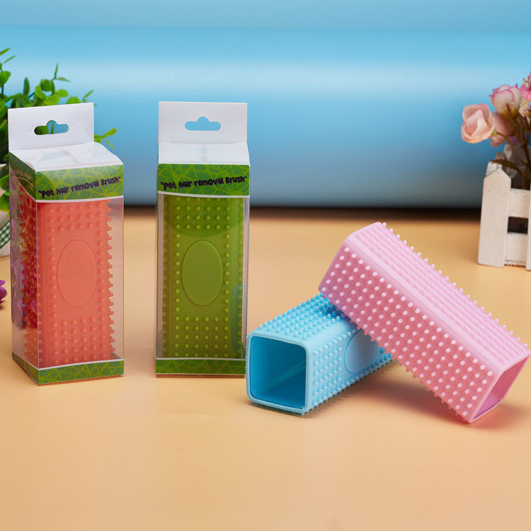 Pet brush brush brush pet mucus recruiter sticky brush dry brush and brush to roll out the brush