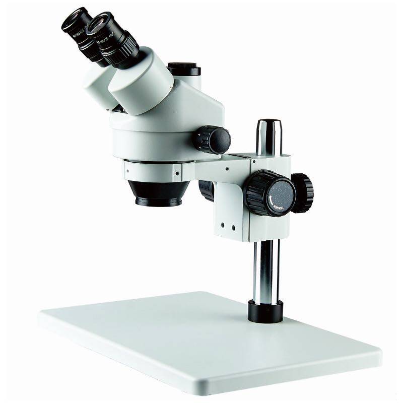 Mobile phone repair microscope HD binocular stereo microscope Three-eye optical microscope 7-45 times continuous zoom