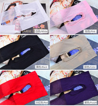 Stockings open file free of pantyhose fake mother size cross-wearing ultra-thin transparent perspective ultra-thin two-sided crotch stockings