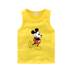 Mickey bé trai vest trẻ em bông cô gái mùa hè trẻ em mỏng mùa hè váy cậu bé không tay quần áo nhỏ. 