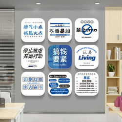 Corporate Cultural Wall Construction Creative Decoration Atmosphere Office Architecture Inspirational Snigns Back -Metanic Patch