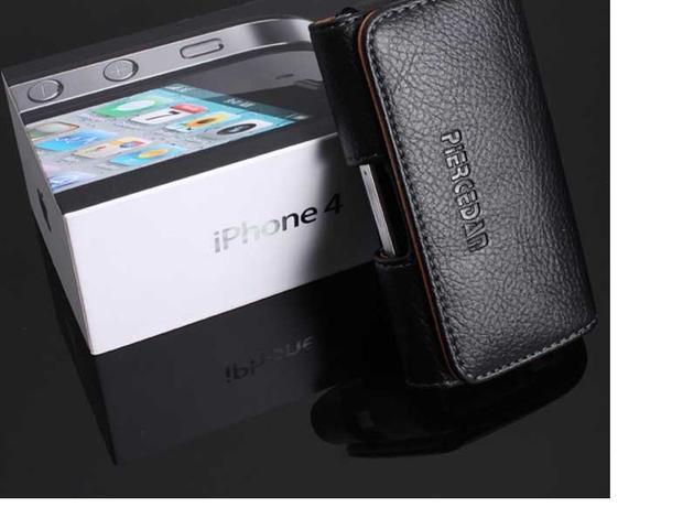 4 inch 4,7 inch 5.0 inch túi điện thoại di động nam đeo thắt lưng da thật 5,5 inch 6 inch thắt lưng treo khóa túi điện thoại ví nữ hàng hiệu